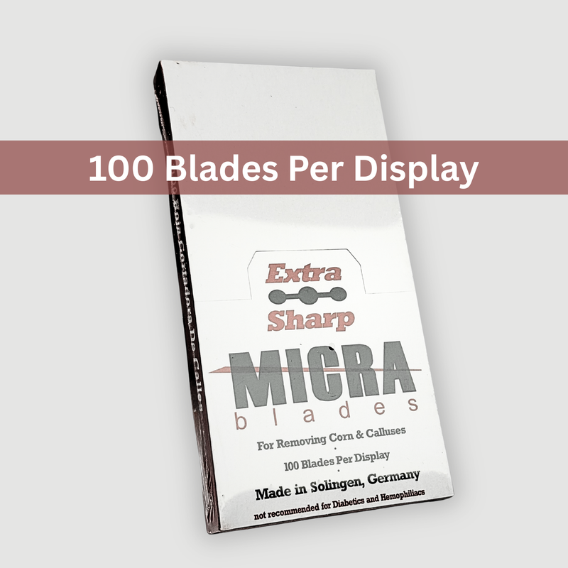 Micra Corn Plane Blades - Extra Sharp (100 Blades per Box)